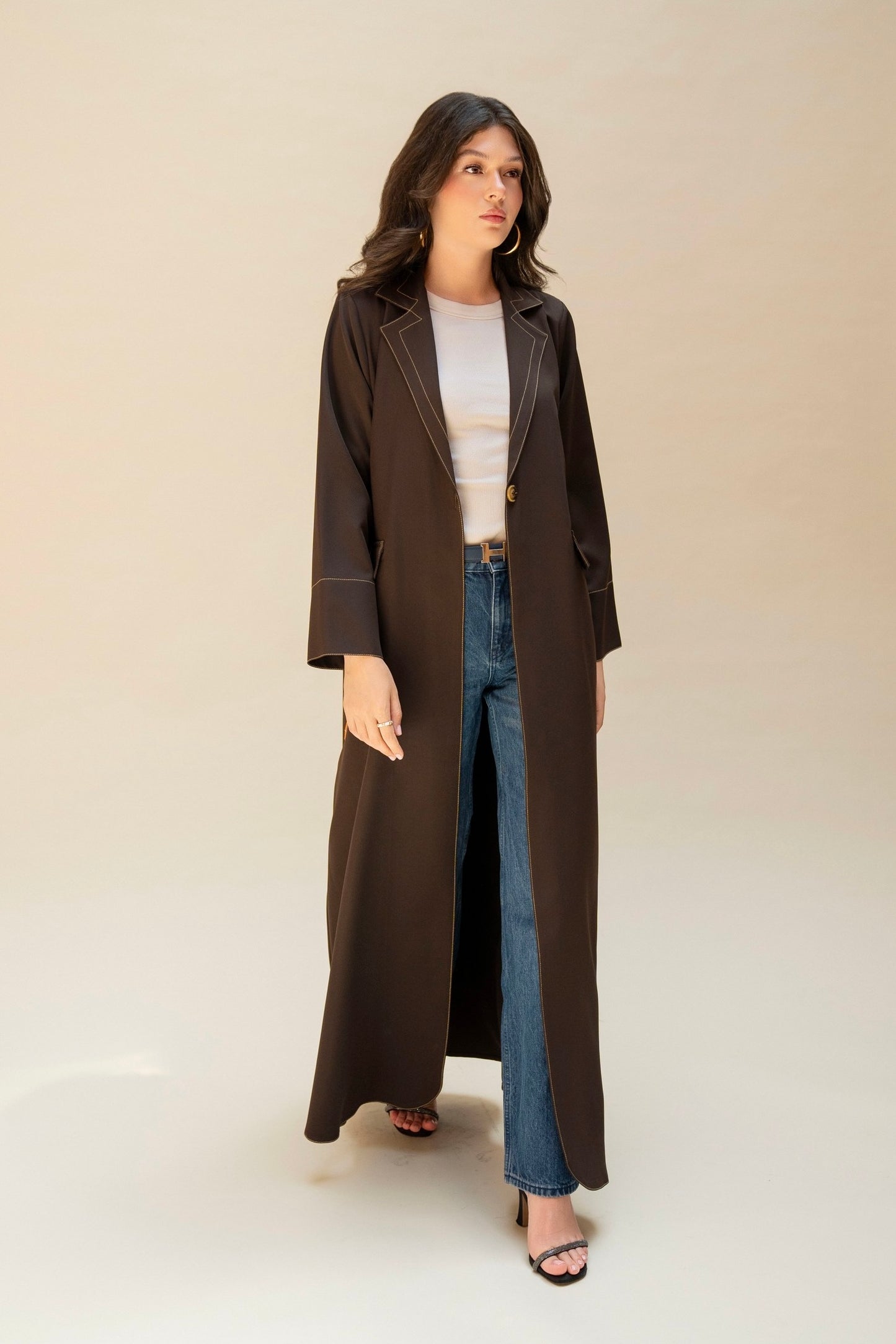 Stitchline Blazer Abaya