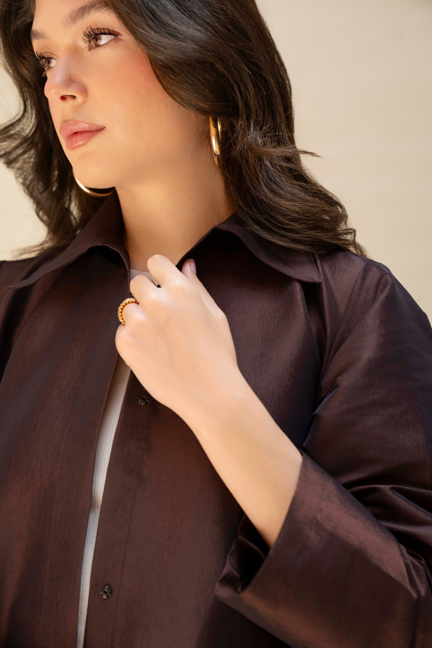 Scallop Line Abaya
