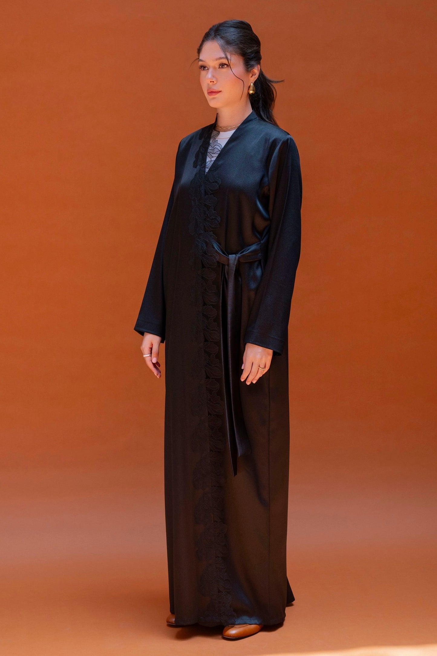 Petal Lace Abaya