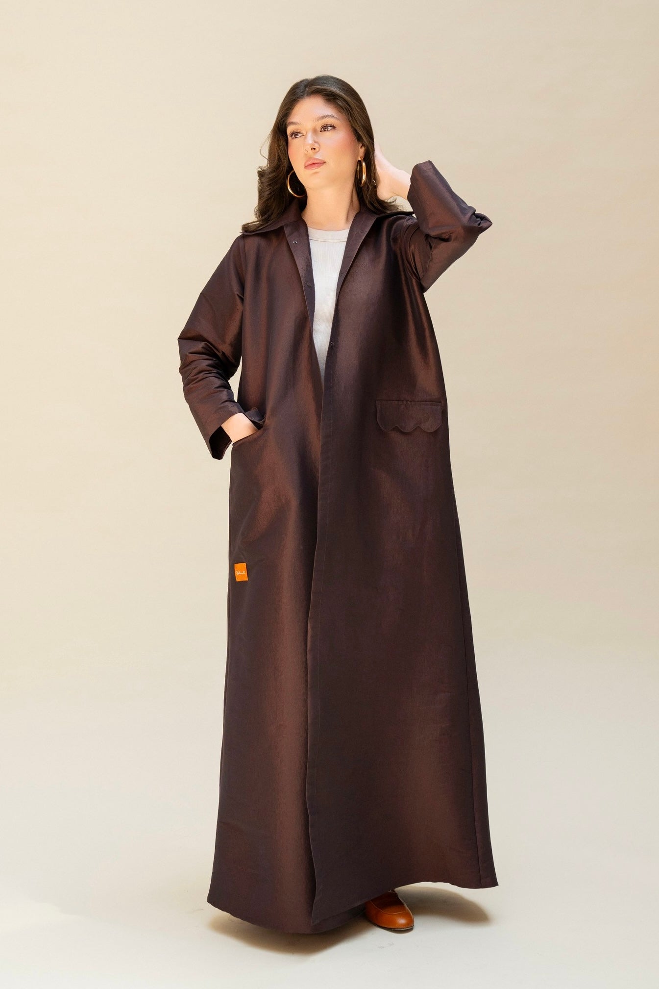 Scallop Line Abaya