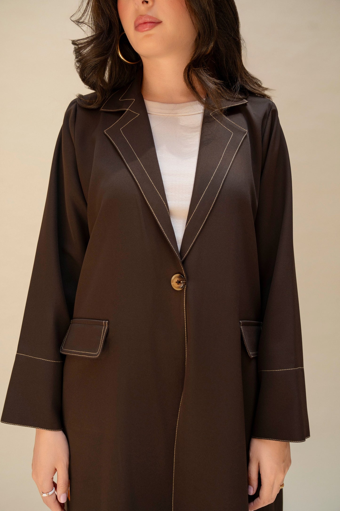 Stitchline Blazer Abaya