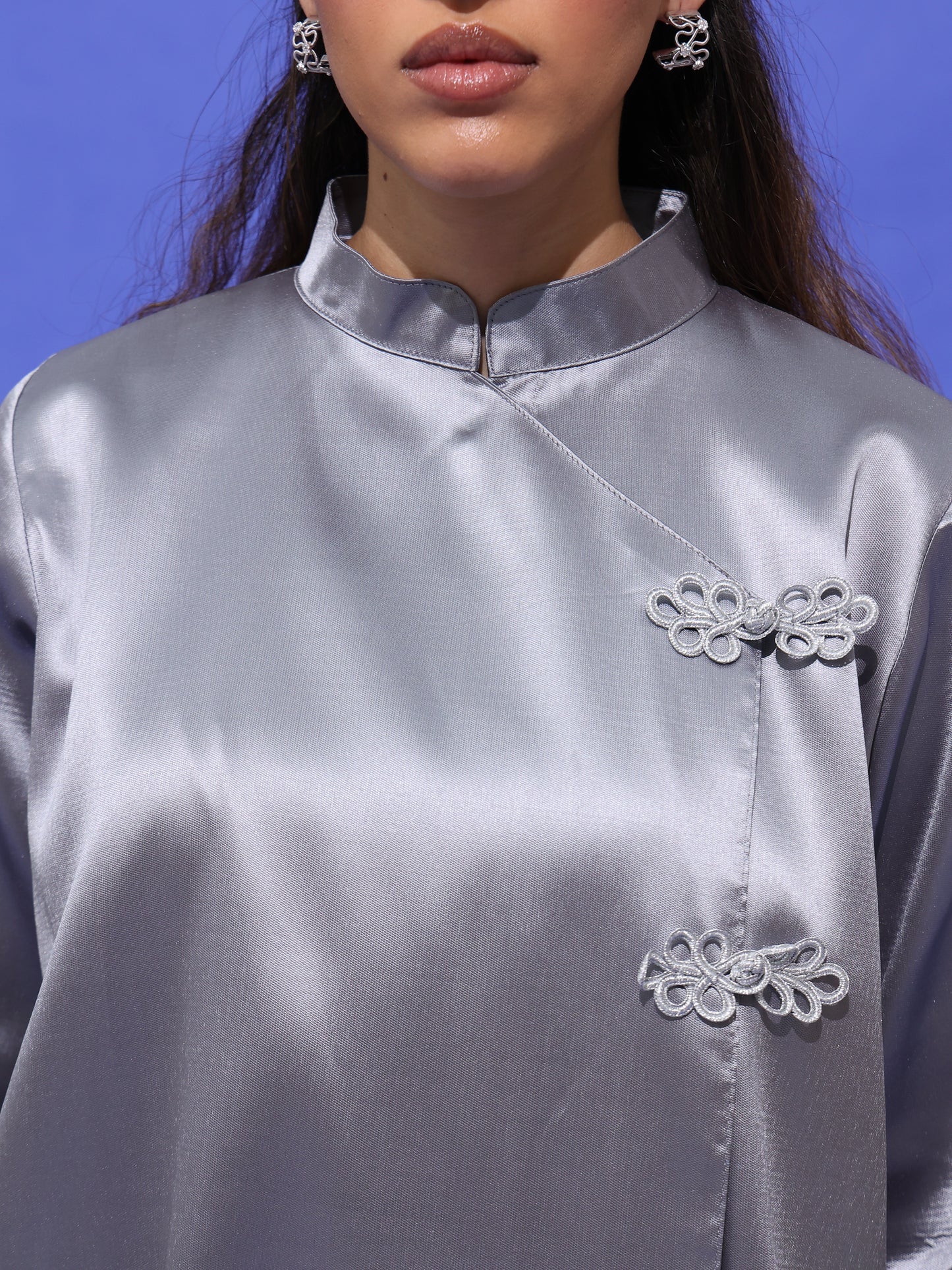 Mandarin Fold Abaya