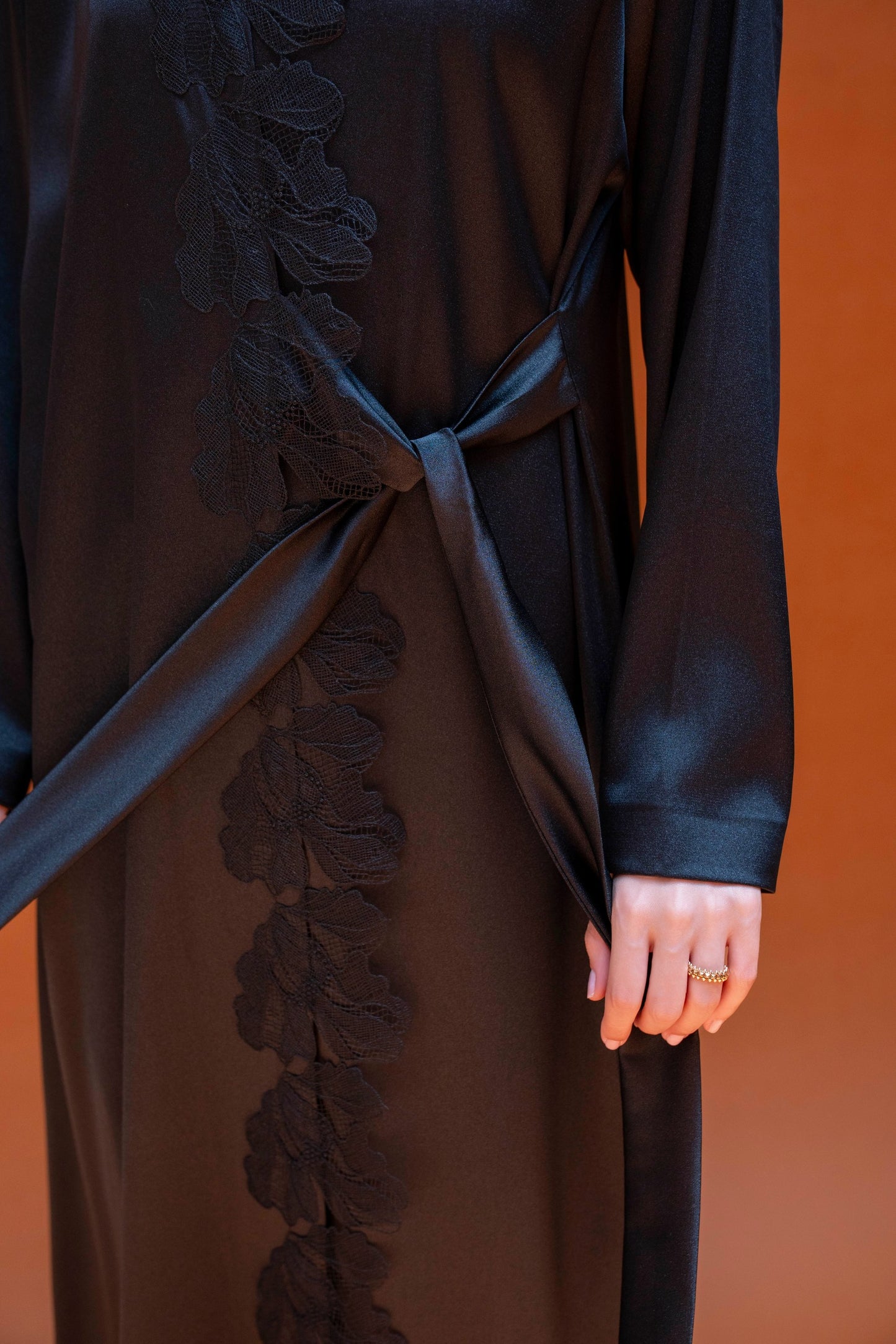 Petal Lace Abaya