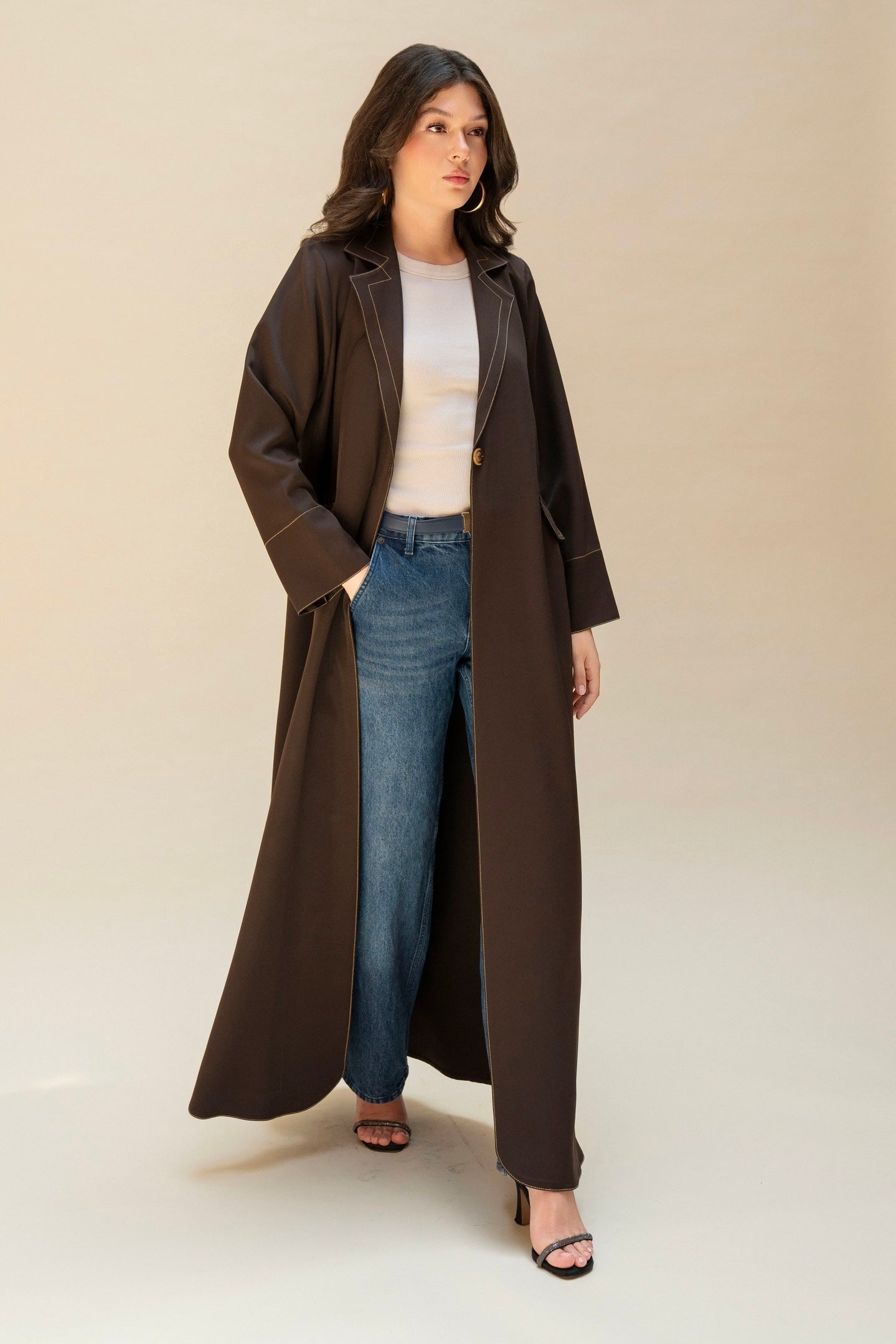 Stitchline Blazer Abaya