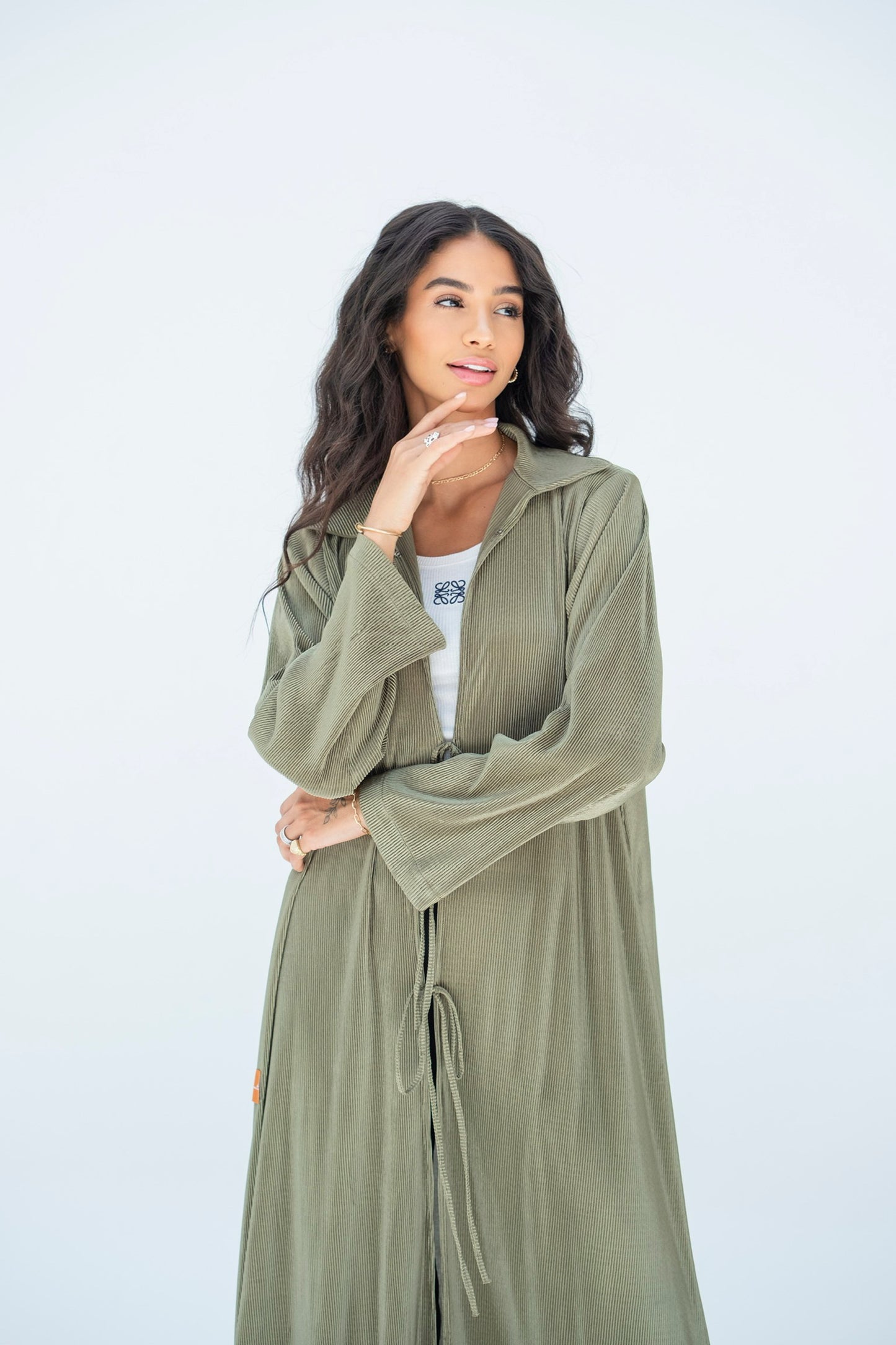 Pleated Trench