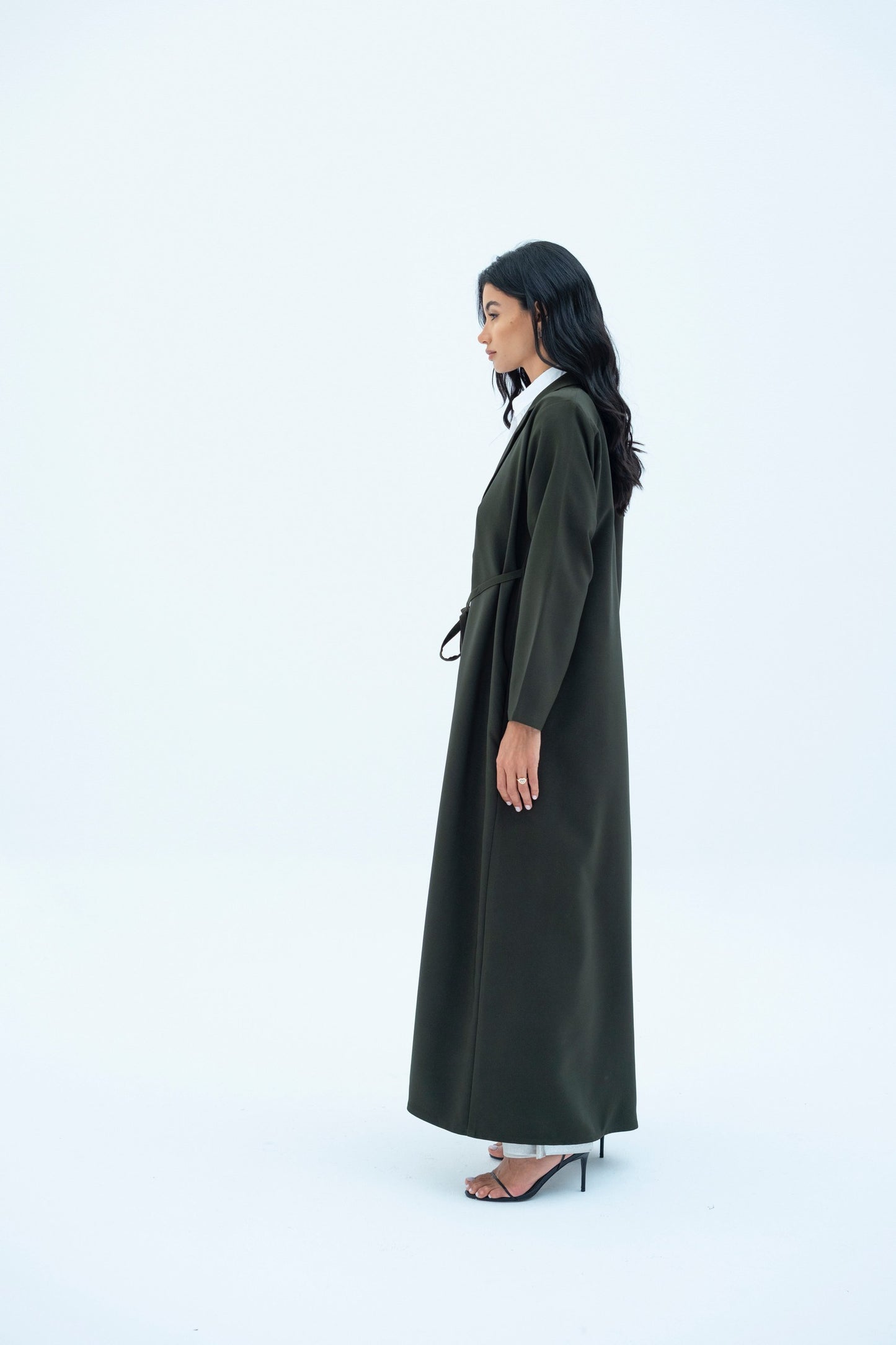 Ribbon Suit Abaya