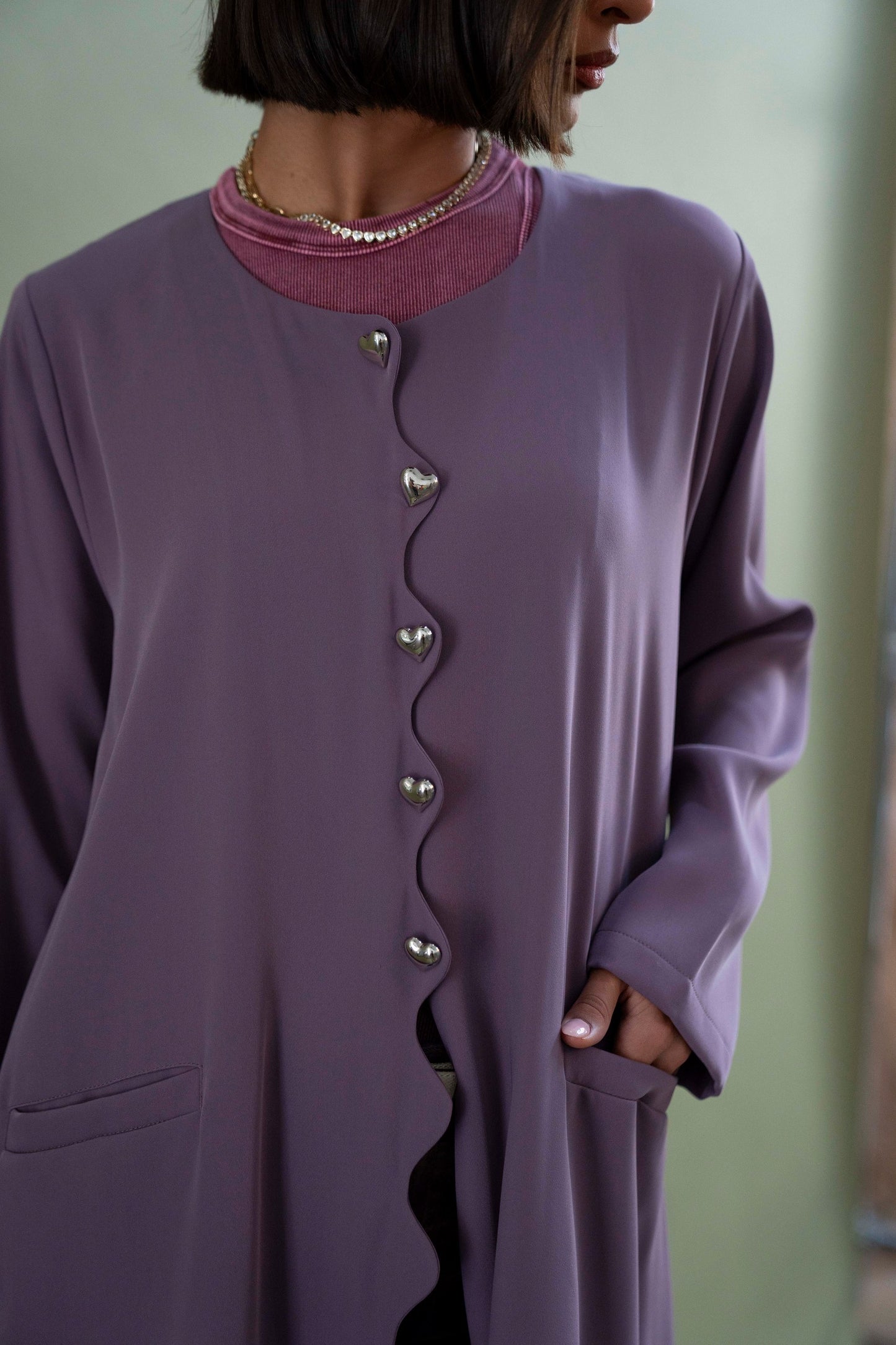 Wavy Love Abaya