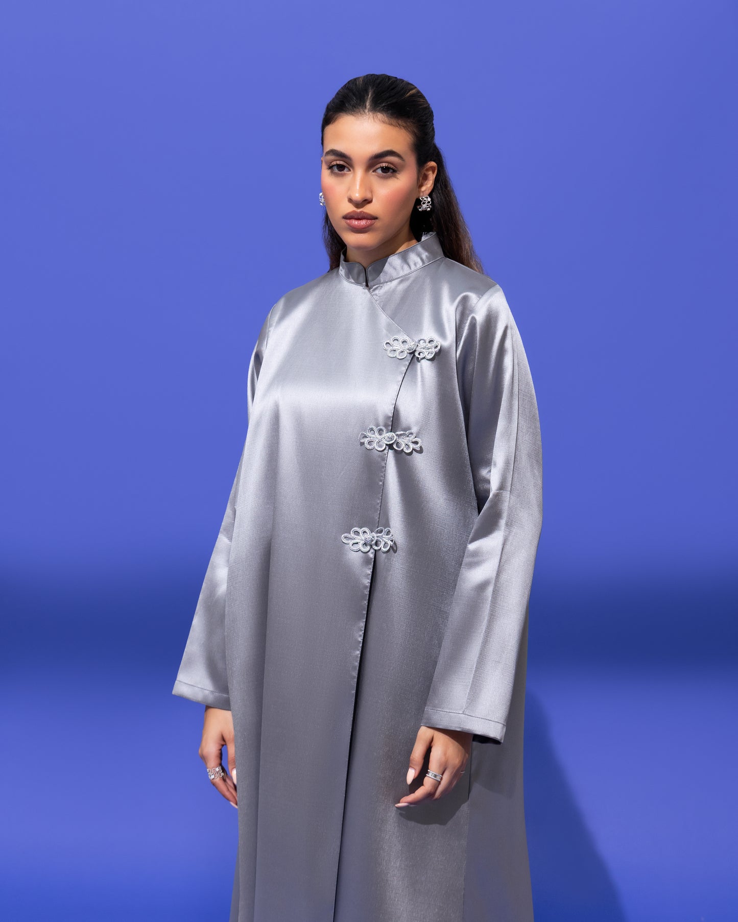 Mandarin Fold Abaya