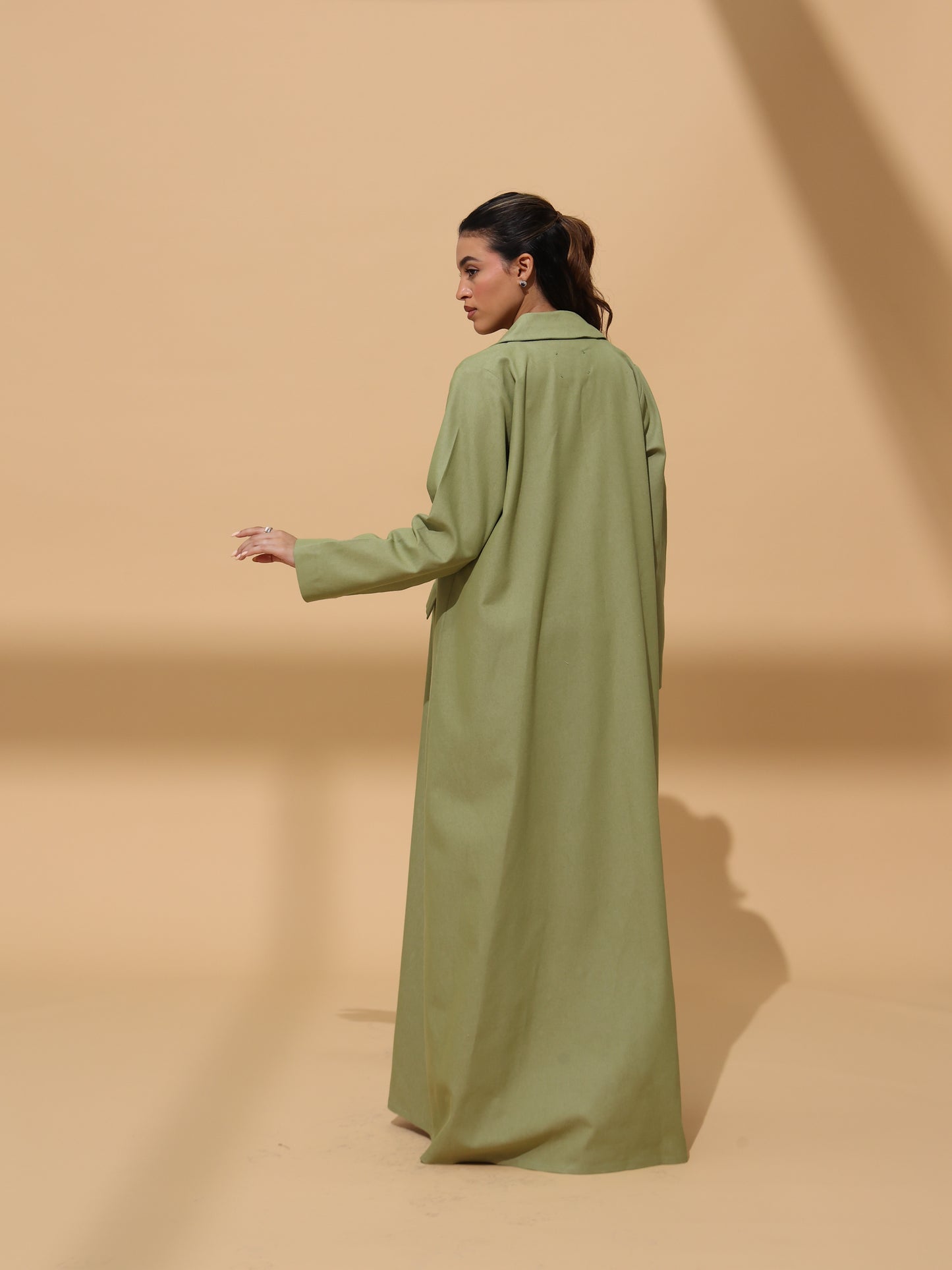 Denim Blazer Abaya