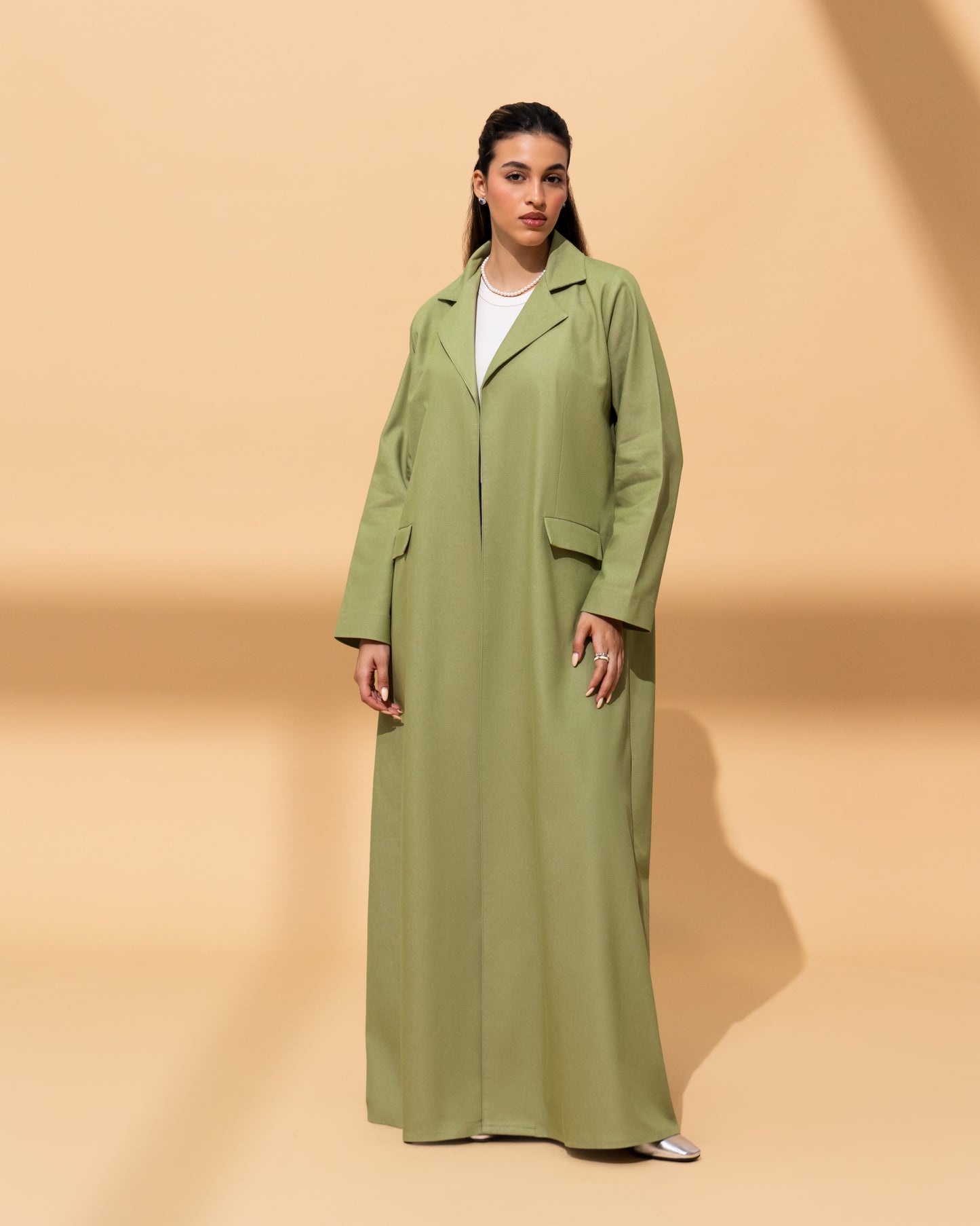 Denim Blazer Abaya