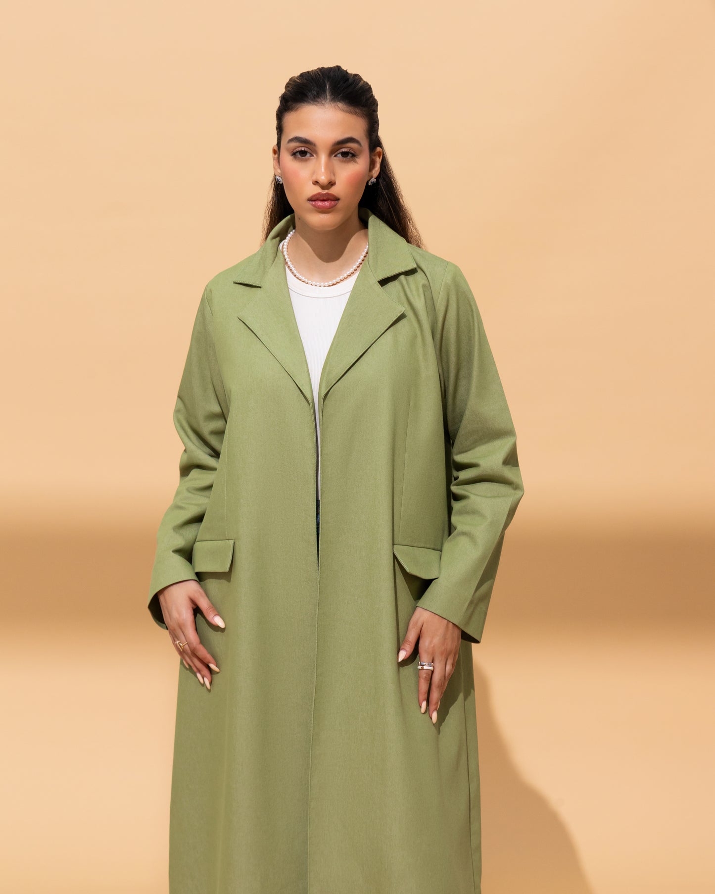 Denim Blazer Abaya
