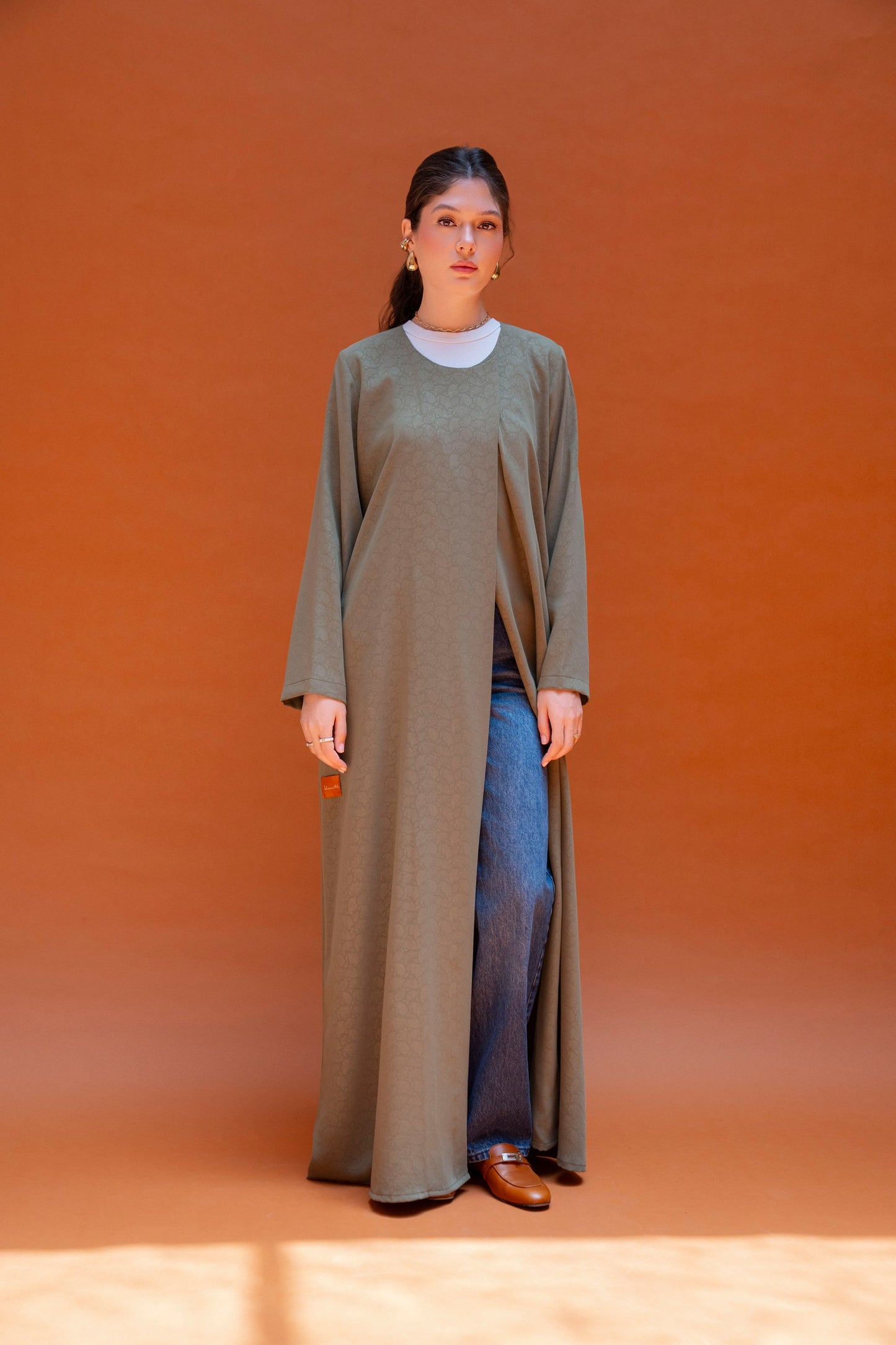 Crossover Paisley Abaya
