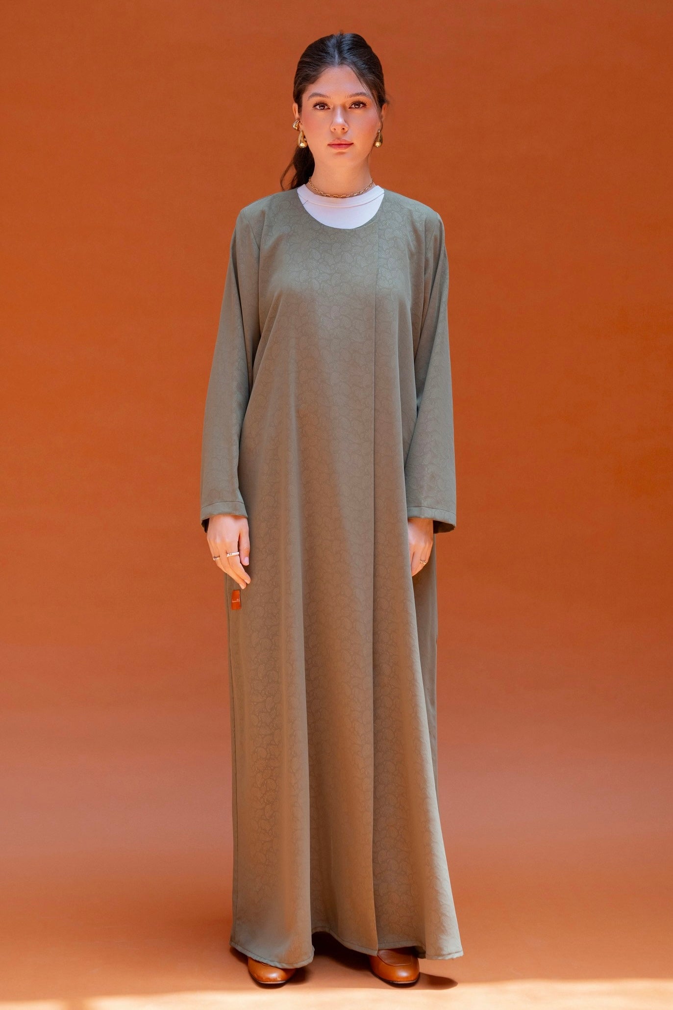 Crossover Paisley Abaya