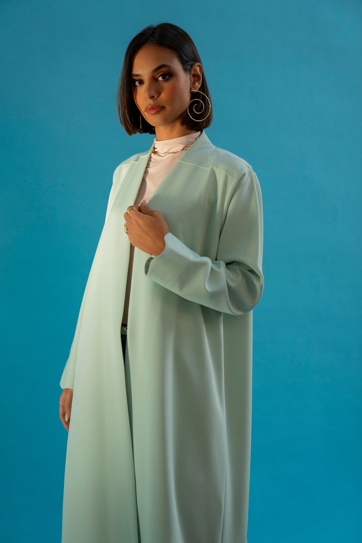 Tidal Slits Abaya