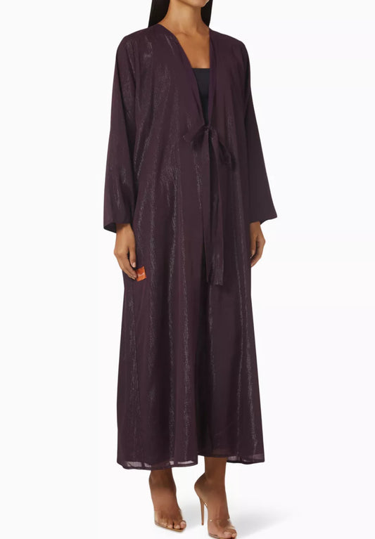 Plum Abaya