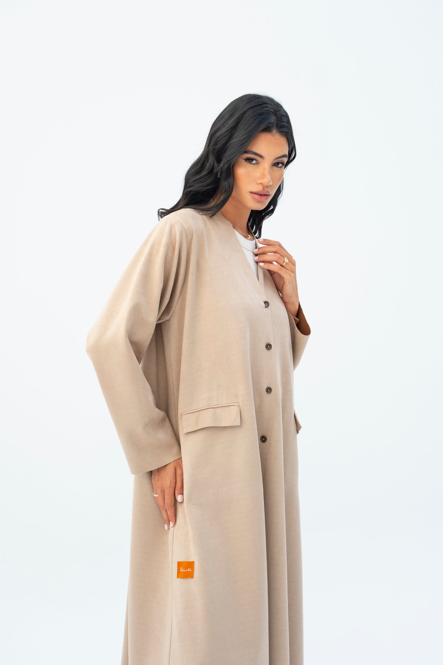 Suede Cardigan Abaya